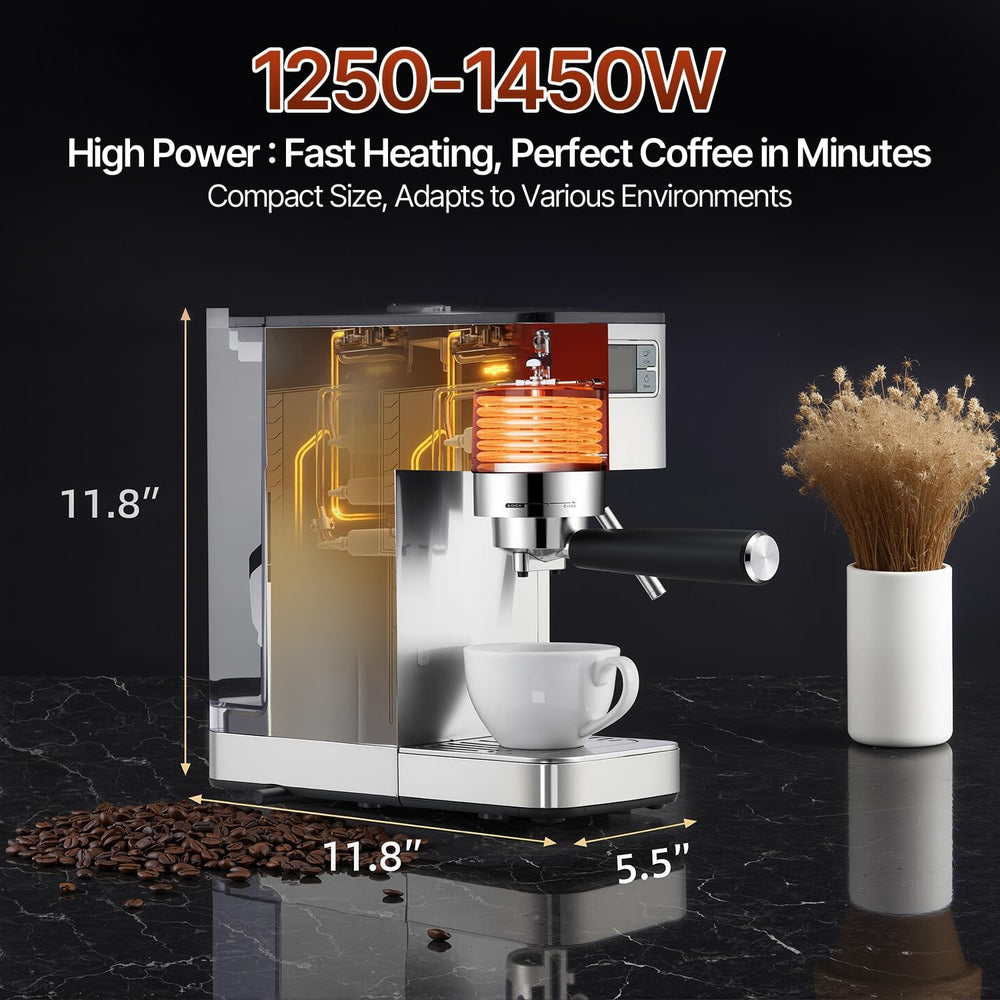 Espresso Machine 15bar Barista Pump Coffee Maker