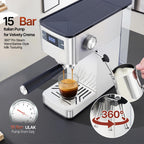 Espresso Machine 15bar Barista Pump Coffee Maker