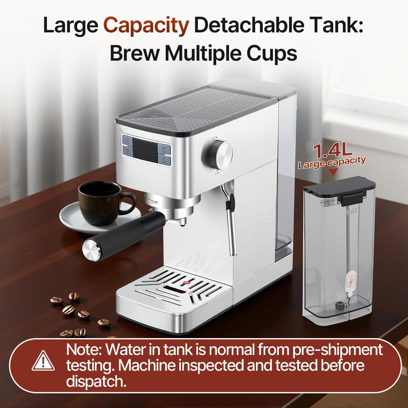 Espresso Machine 15bar Barista Pump Coffee Maker