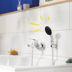 Essence Floor-Mounted Bath Filler Tap Set Chrome