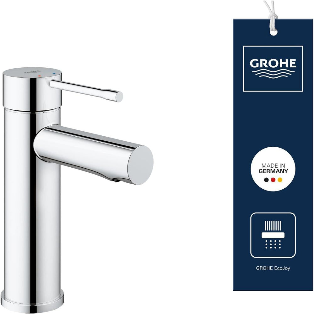 Essence Smooth Body Basin Mixer Tap Chrome