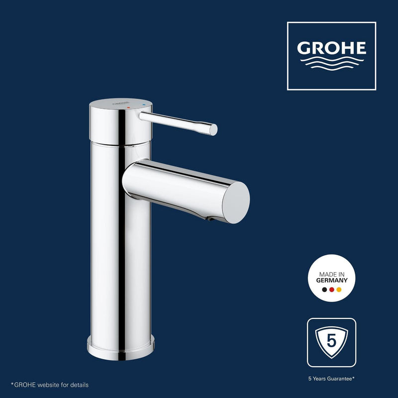 Essence Smooth Body Basin Mixer Tap Chrome