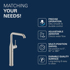 Essence Smooth Body Basin Mixer Tap Chrome