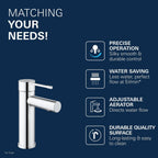 Essence Smooth Body Basin Mixer Tap Chrome