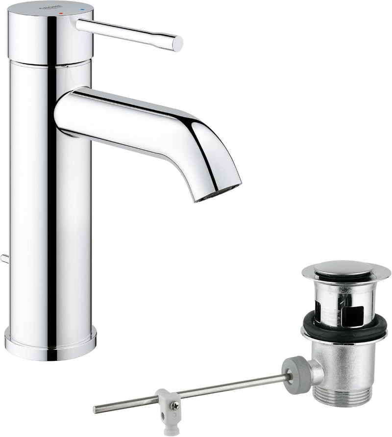 Essence Smooth Body Basin Mixer Tap Chrome