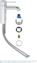 Essence Smooth Body Basin Mixer Tap Chrome