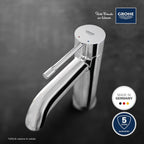 Essence Smooth Body Basin Mixer Tap Chrome