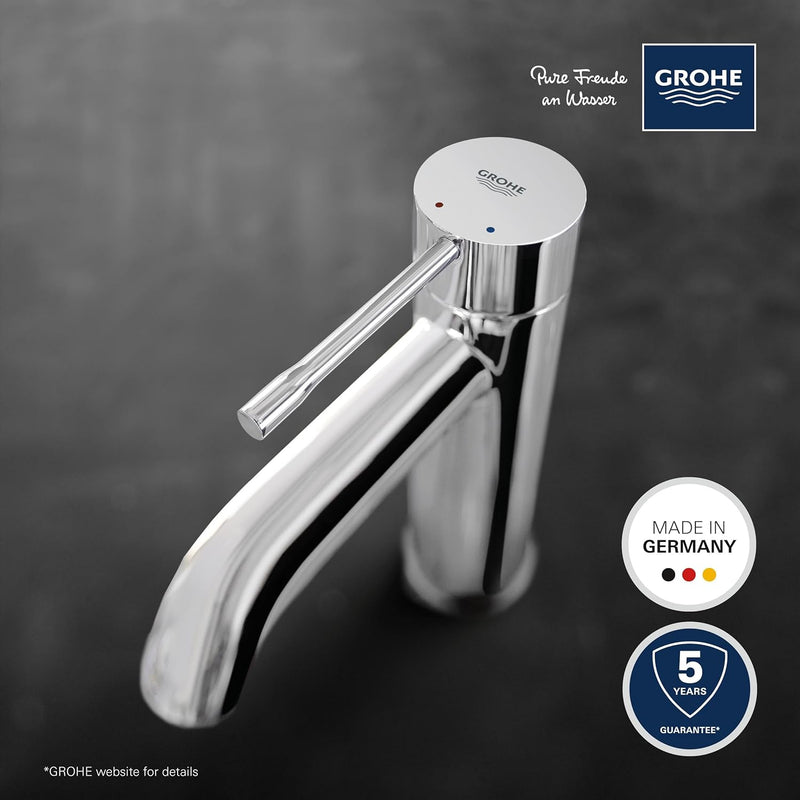 Essence Smooth Body Basin Mixer Tap Chrome