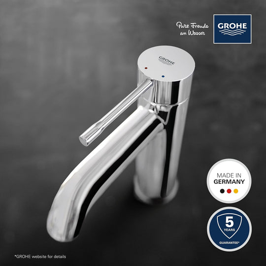 Essence Smooth Body Basin Mixer Tap Chrome