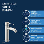 Essence Smooth Body Basin Mixer Tap Chrome
