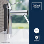 Essence Smooth Body Basin Mixer Tap Chrome