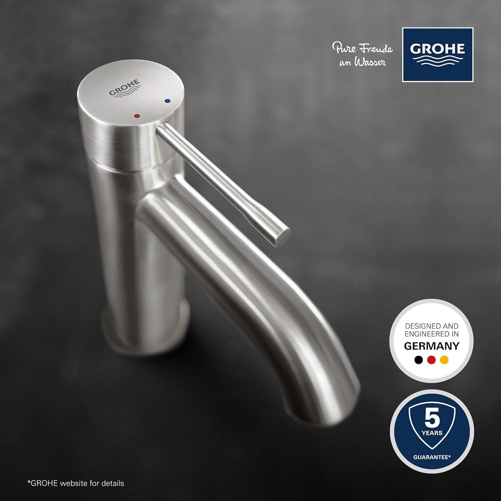 Essence Smooth Body Basin Mixer Tap Chrome