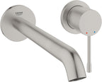 Essence Wall Mounted 2 Hole Basin Mixer Tap