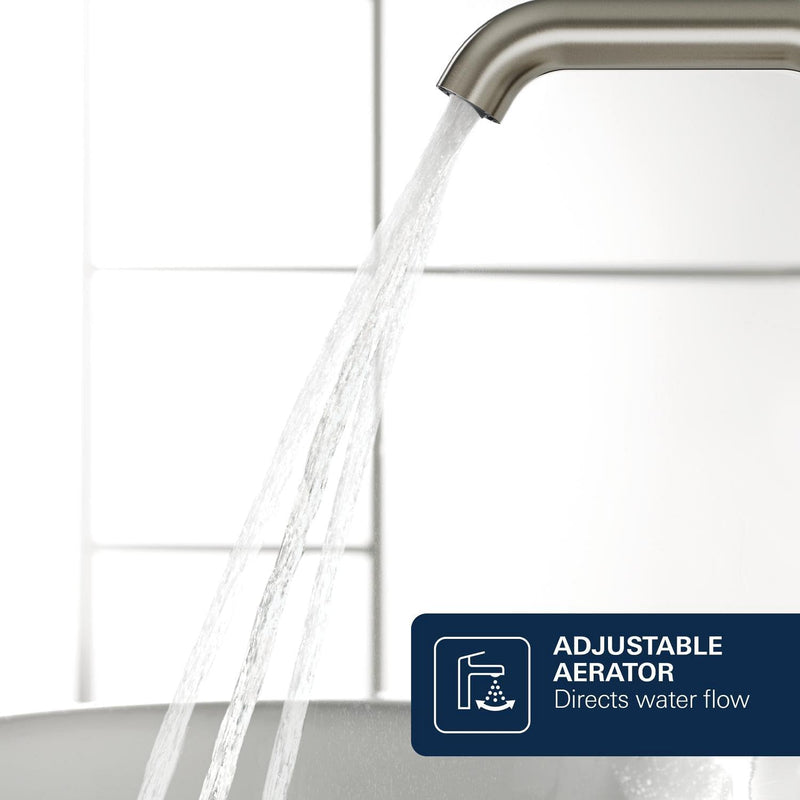 Essence Wall Mounted 2 Hole Basin Mixer Tap