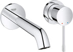 Essence Wall Mounted 2 Hole Basin Mixer Tap