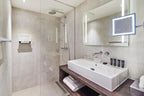 Essence Wall Mounted 2 Hole Basin Mixer Tap