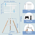 Ethu Tripod Easel TV Stand for 32-65 Inch
