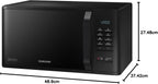 EU 23L Solo Microwave Oven Triple Distribution System