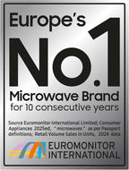 EU 23L Solo Microwave Oven Triple Distribution System