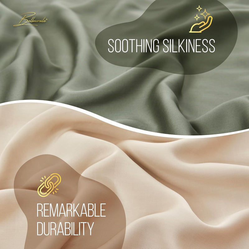 Eucalyptus Silk Bed Set 400 Thread Count Luxury