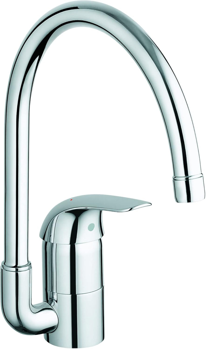 Euroeco New Single-Lever Sink Mixer 1 2" Chrome