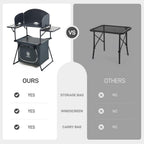 Ever Advanced Camping Kitchen Unit with Storage Folding