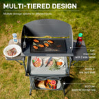 Ever Advanced Camping Kitchen Unit with Storage Folding