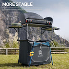 Ever Advanced Camping Kitchen Unit with Storage Folding