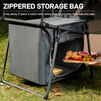 Ever Advanced Camping Kitchen Unit with Storage Folding