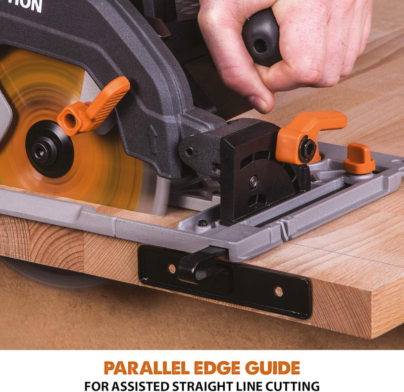 R185ccs Circular Saw with Tct Multi-Material Blade Cuts