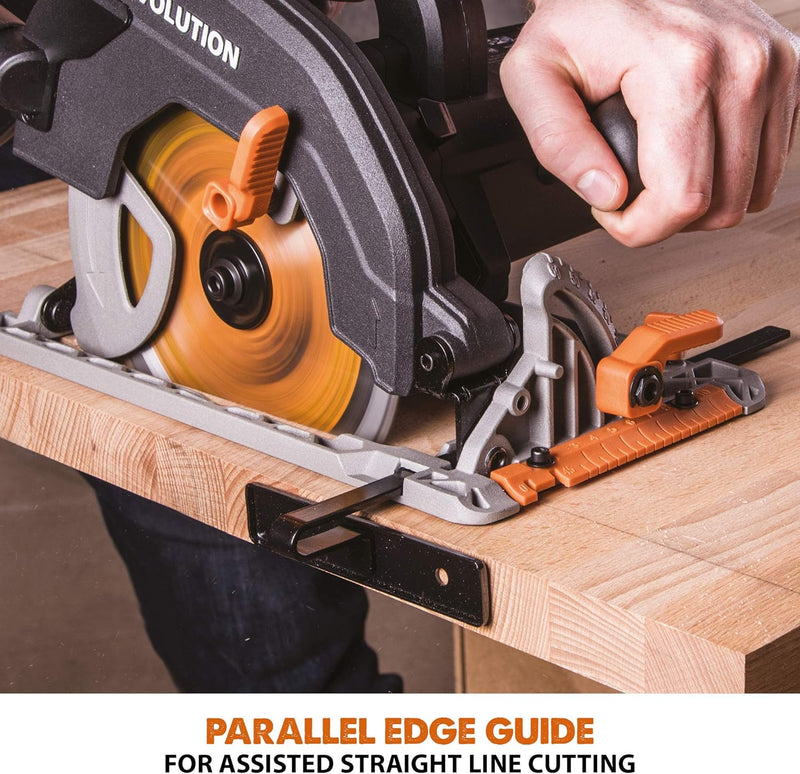 R185ccs Circular Saw with Tct Multi-Material Blade Cuts