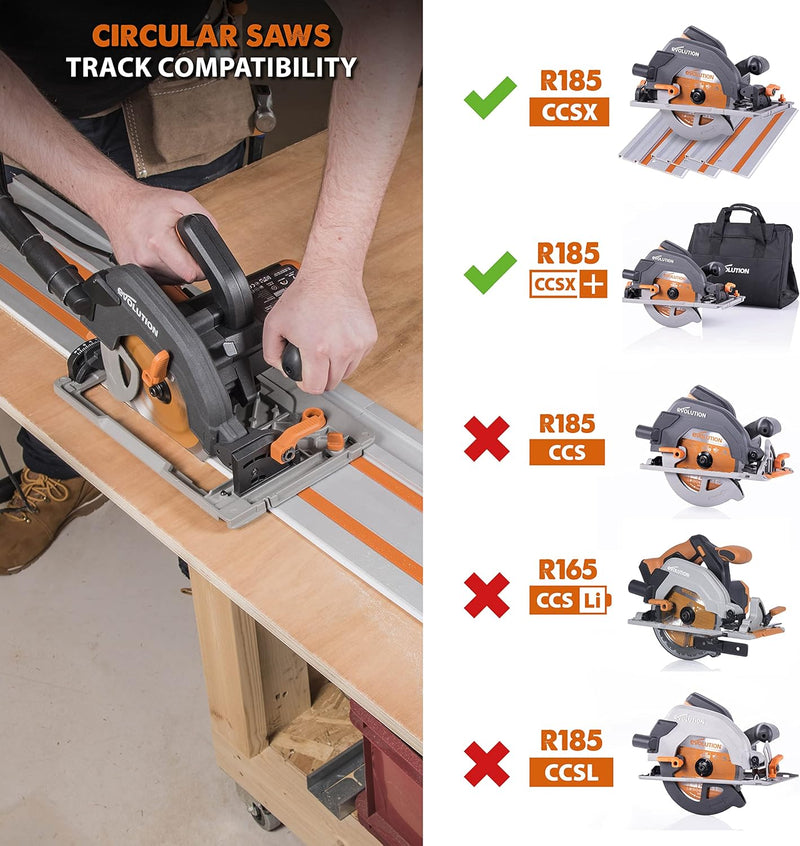 R185ccs Circular Saw with Tct Multi-Material Blade Cuts