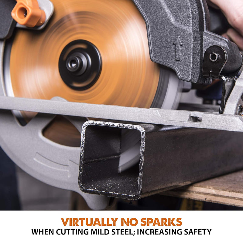 R185ccs Circular Saw with Tct Multi-Material Blade Cuts