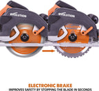 Evolution Power Tools R185ccs Circular Saw with Tct