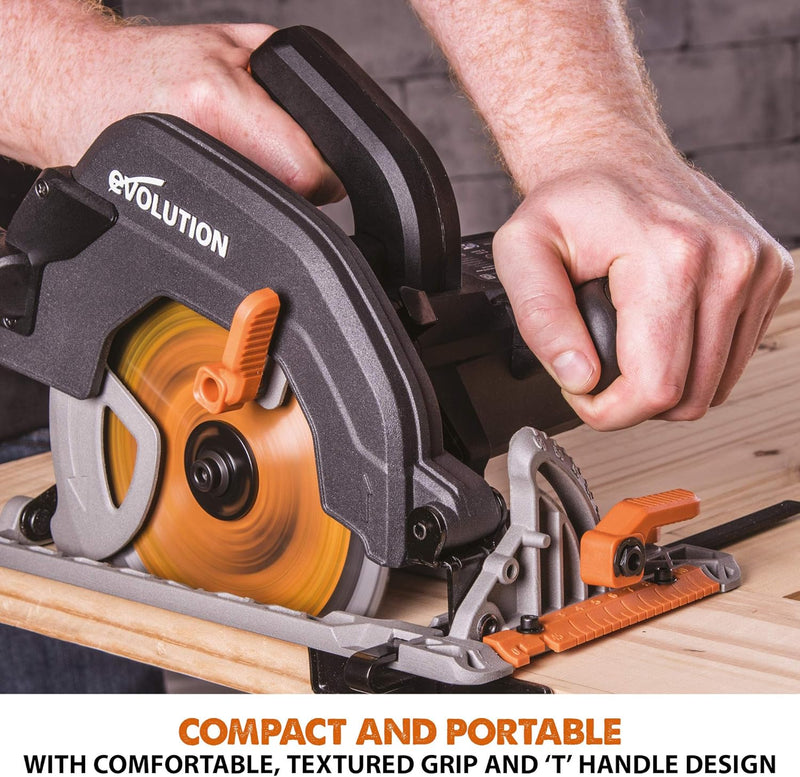 R185ccs Circular Saw with Tct Multi-Material Blade Cuts