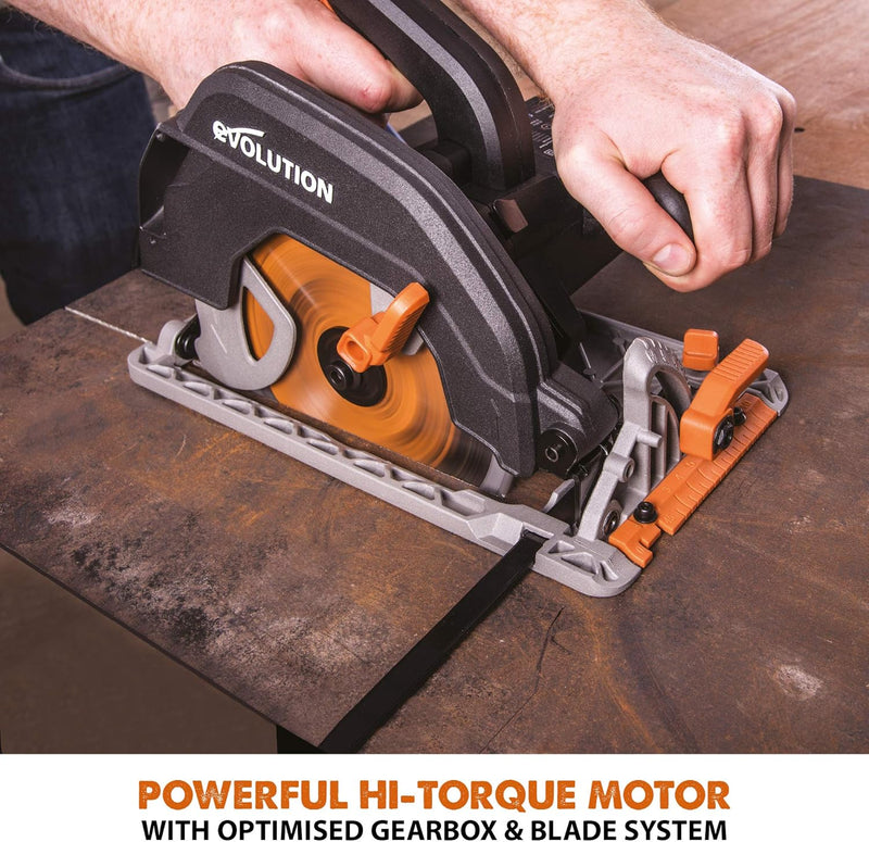 R185ccs Circular Saw with Tct Multi-Material Blade Cuts