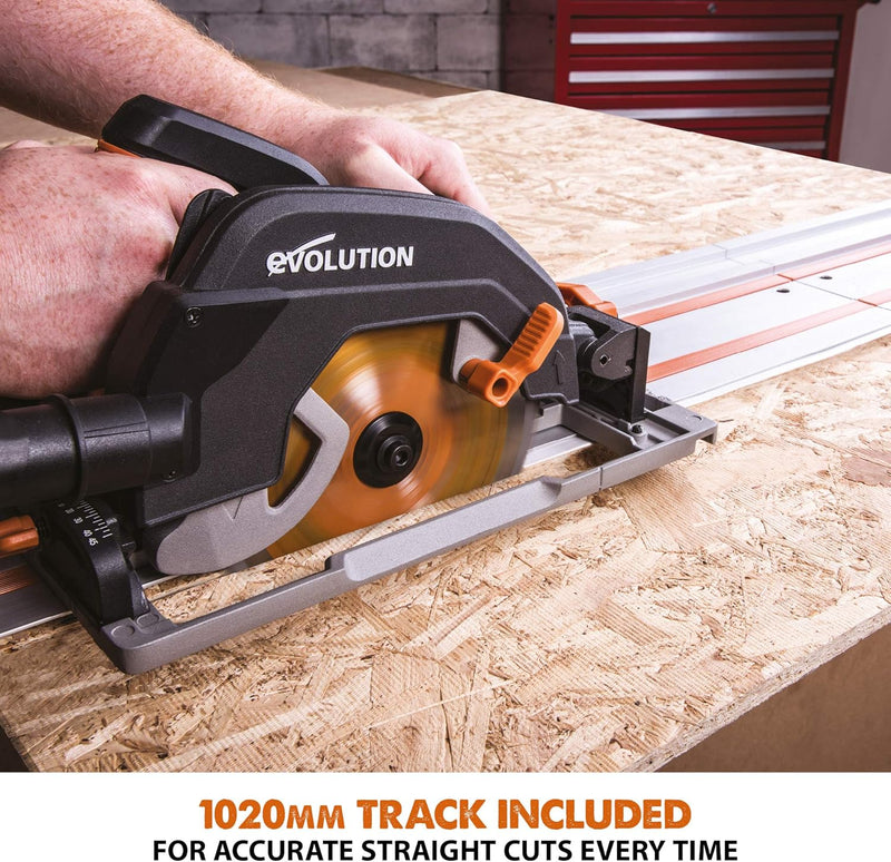 R185ccs Circular Saw with Tct Multi-Material Blade Cuts