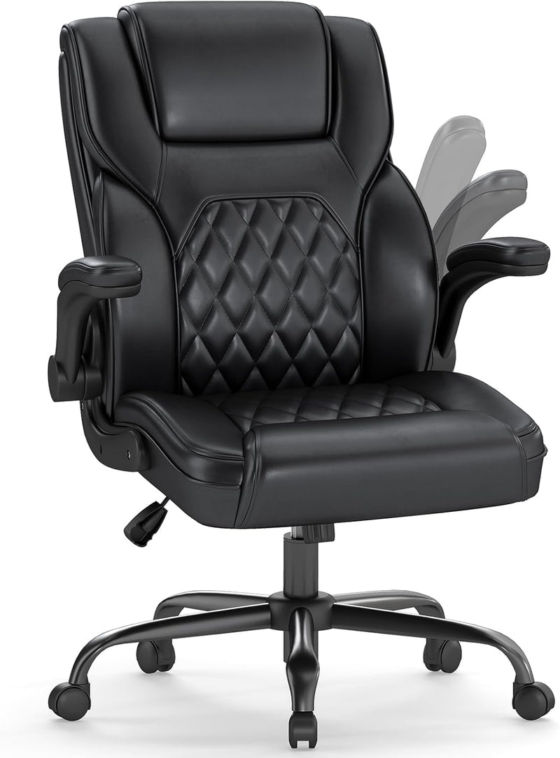 Executive Office Chair Ergonomic Desk with Lumbar Support