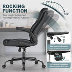Executive Office Chair Ergonomic Desk with Lumbar Support