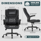 Executive Office Chair Ergonomic Desk with Lumbar Support