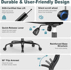 Executive Office Chair Ergonomic Desk with Lumbar Support