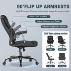 Executive Office Chair Ergonomic Desk with Lumbar Support
