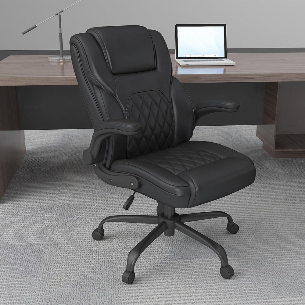 Executive Office Chair Ergonomic Desk with Lumbar Support