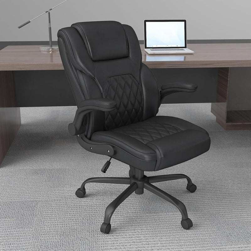 Executive Office Chair Ergonomic Desk with Lumbar Support