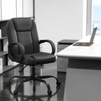 Executive Office Chair PU Leather Swivel Desk