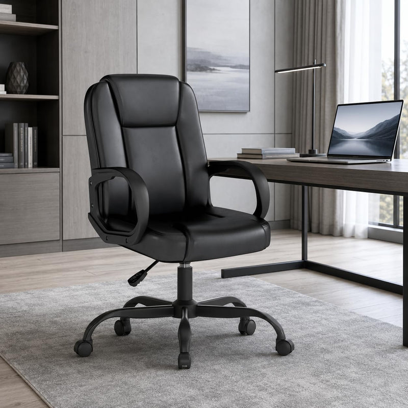 Executive Office Chair PU Leather Swivel Desk