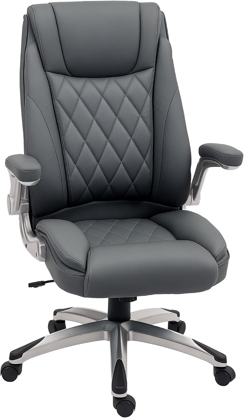 Executive Office Chair with Arms PU Leather Ergonomic