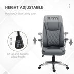 Executive Office Chair with Arms PU Leather Ergonomic