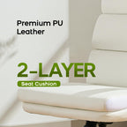 Executive Office Chair with Flip-Up Armrests 3-Stage Lumbar