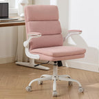 Executive Office Chair with Flip-Up Armrests 3-Stage Lumbar